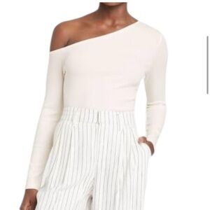 A New Day Slim Fit Long Sleeve Blouse Shirt - Ribbed - Black - XS